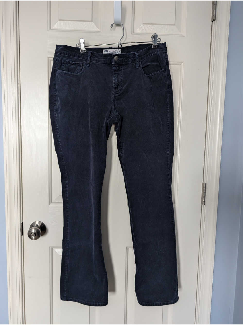 Old Navy "The Sweetheart" Navy Corduroy boot cut pants